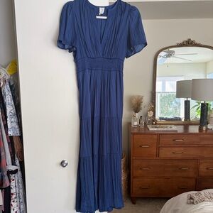 Joie Deep Blue Maxi Dress